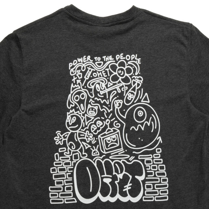 Grey T-shirt Power to the People