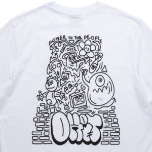 White T-shirt Power to the People