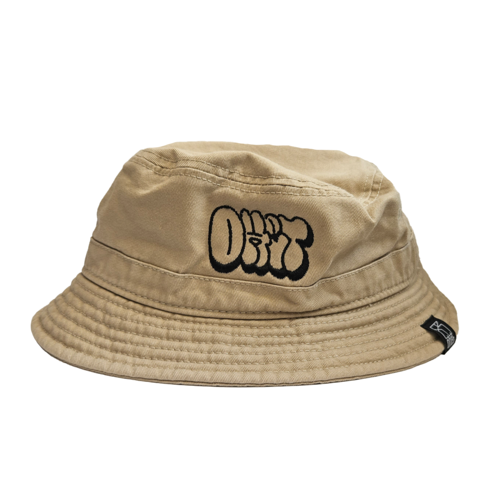 BeigeThrowUp Bucket Hat