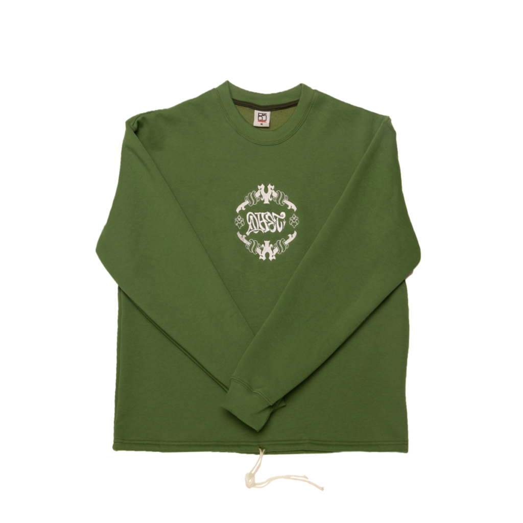 Pure Green Baroque Crewneck Sweater