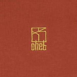 Fire Brick Red T-shirt Logo detail