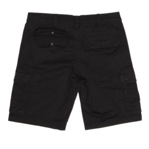Black “Tag” Cargo Shorts Back