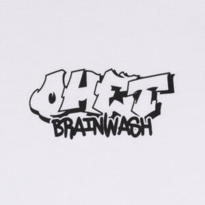 white t-shirt with black graphic – ohet clothing