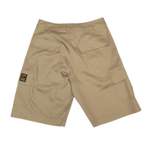 Beige Cargo Shorts back
