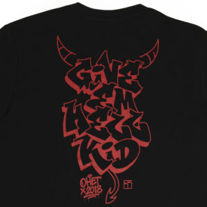 Black T-shirt Straight to Hell Back
