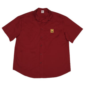 Bordeaux Button-up Shirt Ohet Logo
