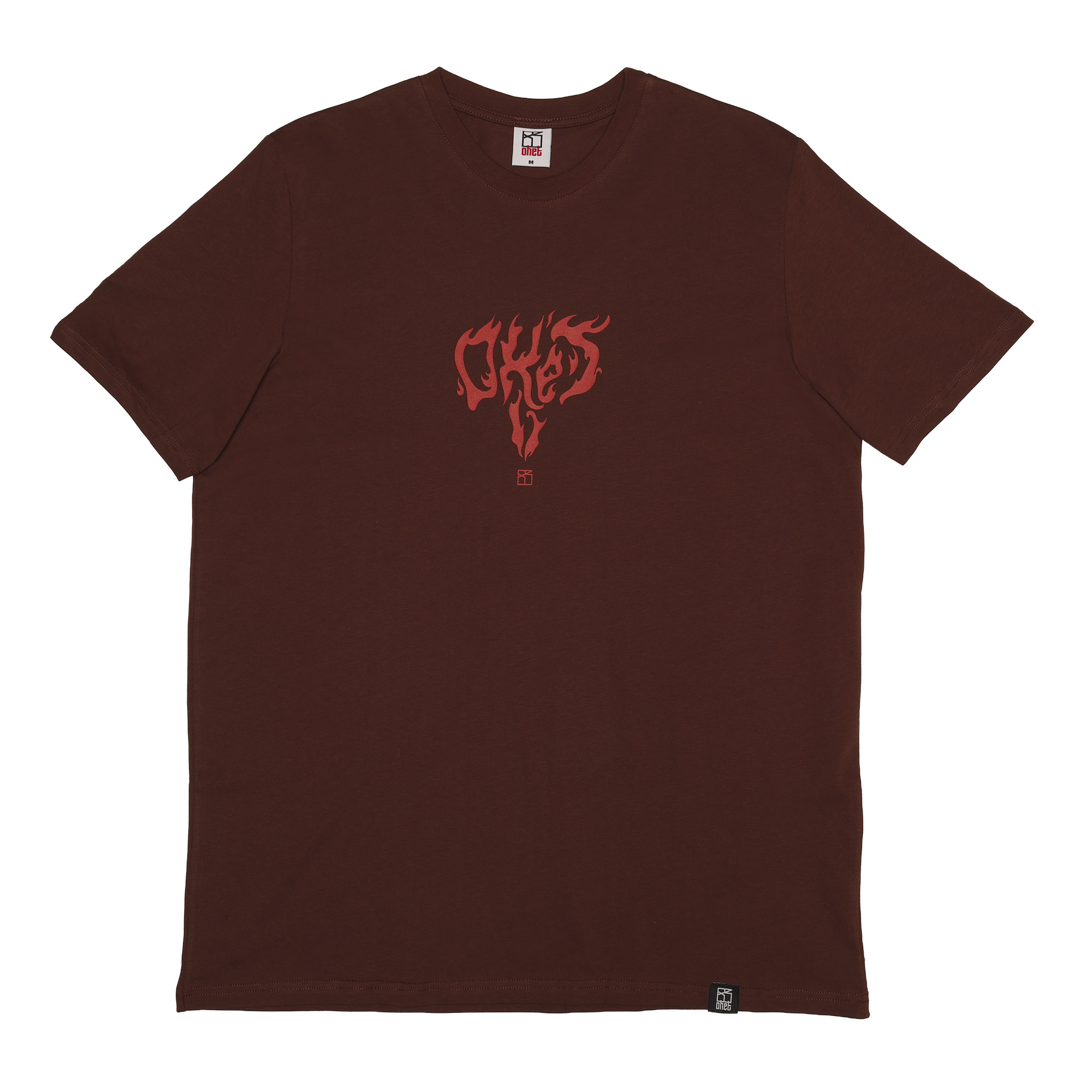 Brown T-shirt Flames
