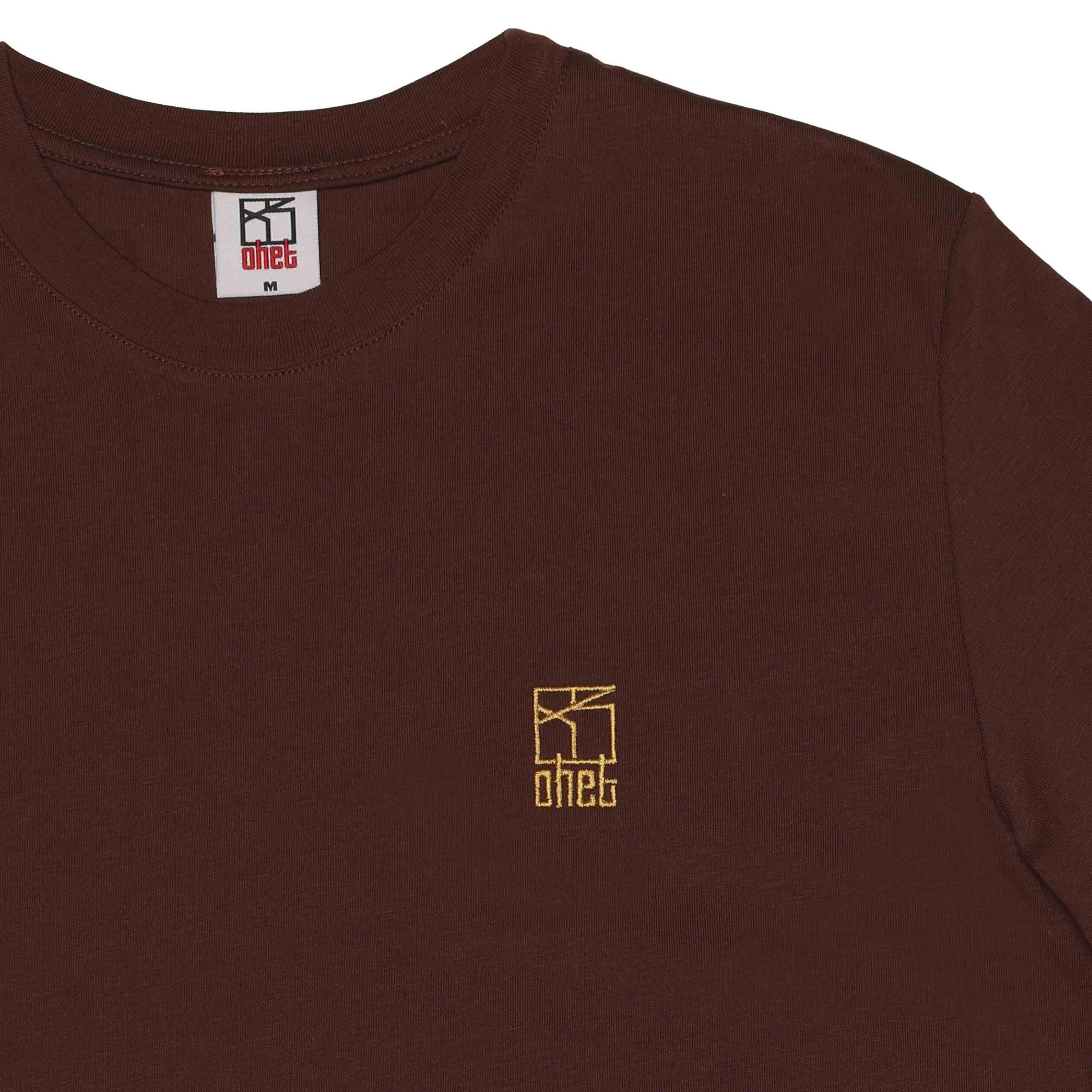 Brown T-shirt Logo details