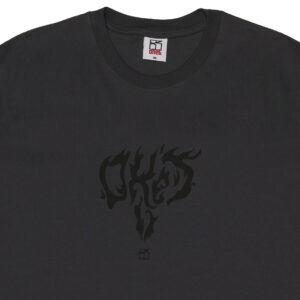Grey T-shirt Flames details
