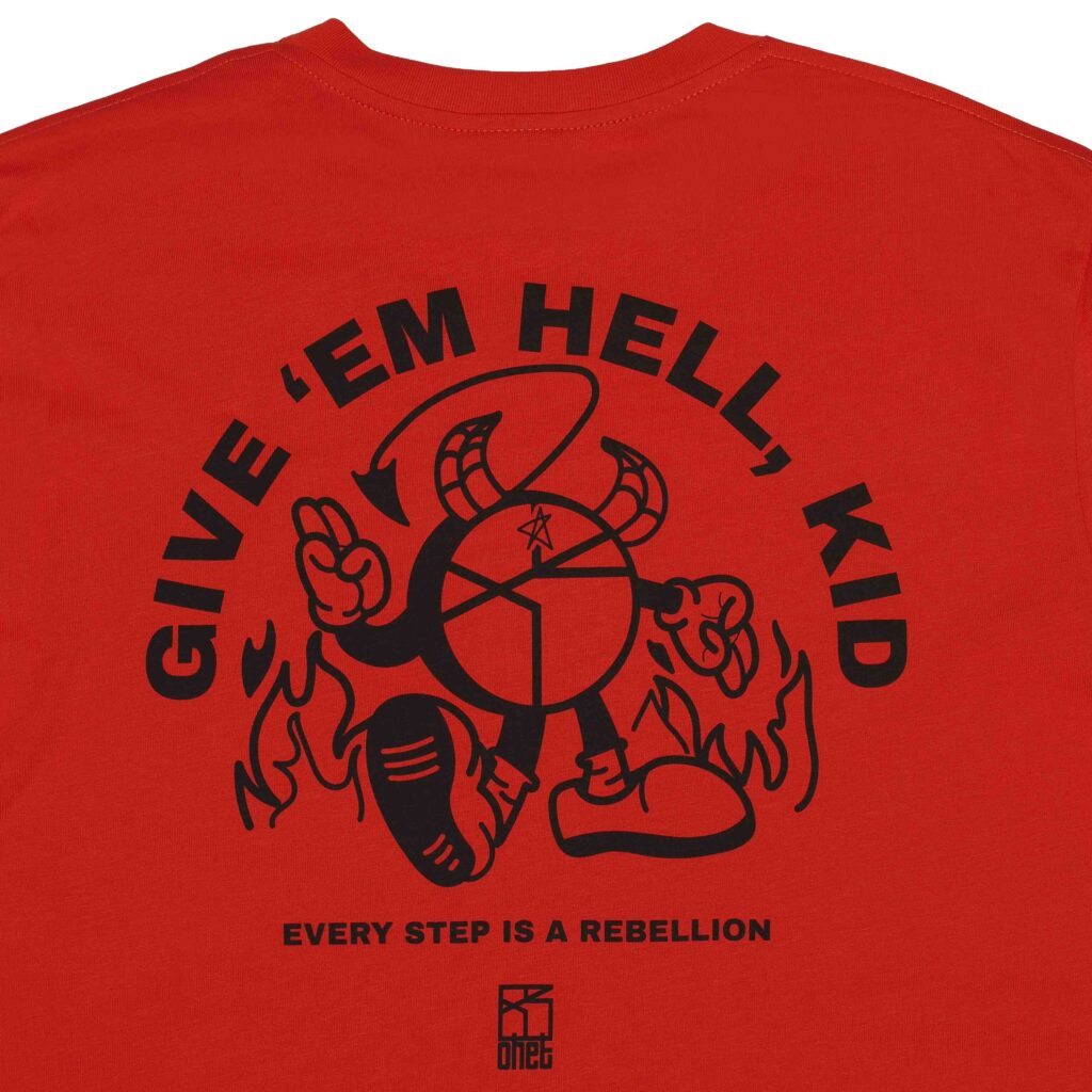 Neon Red T-shirt Givem Hell