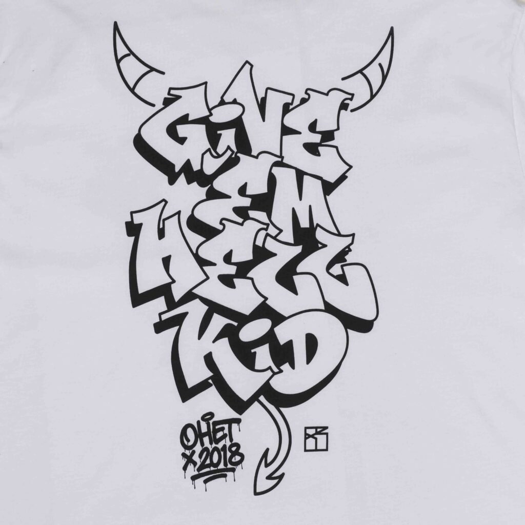 White T-shirt Straight to Hell
