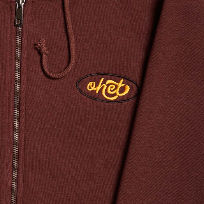 Brown Zip-Hoodie Nametag