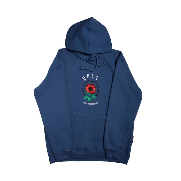 Navy Hoodie Sunflower