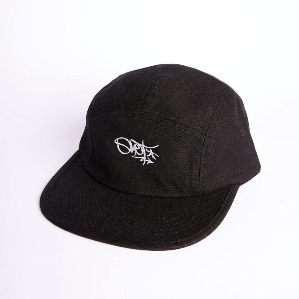 Black 5 Panel Cap Ohet