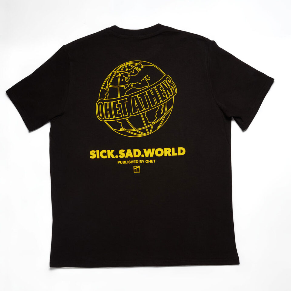 Black T-shirt Ohet Planet