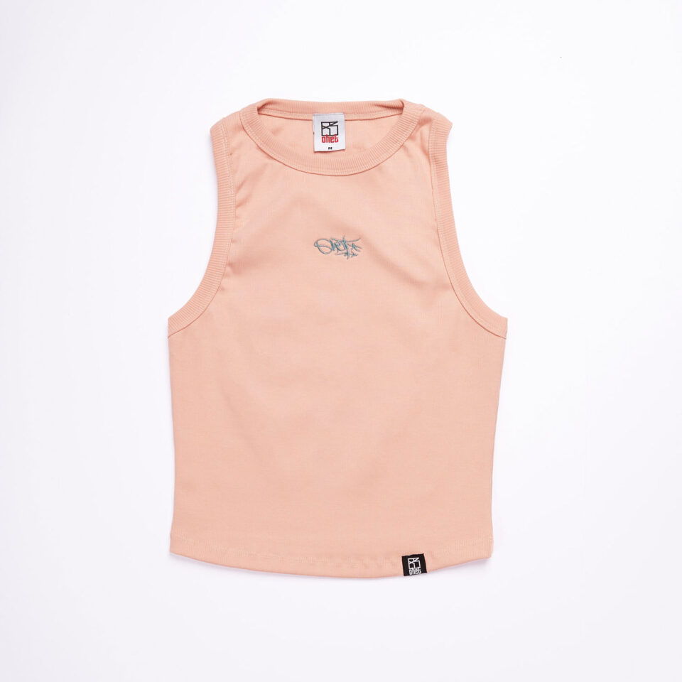 Pink Ribbed Tank Top Ohet