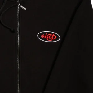 Black Zip Hoodie Nametag_Details