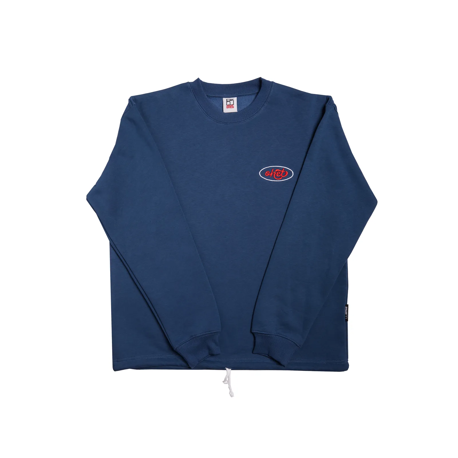 Navy Crewneck Sweatshirt Nametag
