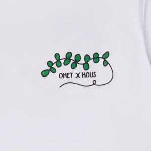 White T-Shirt Hous x Ohet_Details