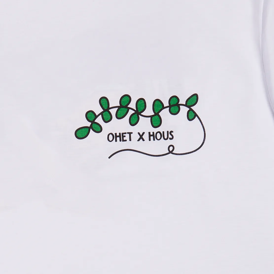 White T-Shirt Hous x Ohet_Details