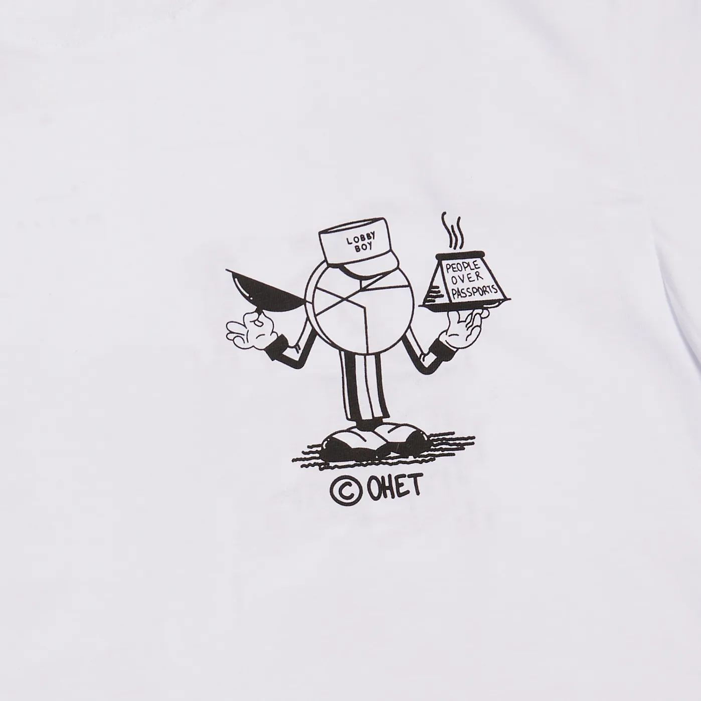 White T-Shirt Lobby boy_Details